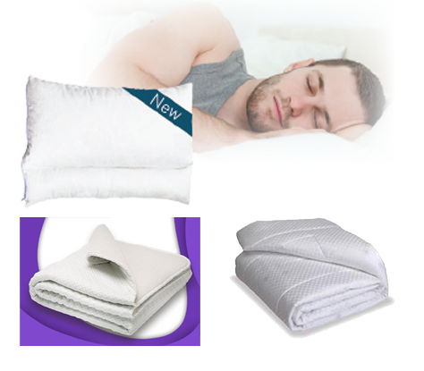 Kenko pillow, mattress topper, and comforter